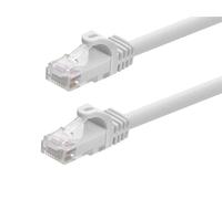 Monoprice FLEXboot Series 109825 - Cavo di rete Ethernet UTP Cat6 550 MHz UTP, lunghezza 3,5 m, colore: Bianco