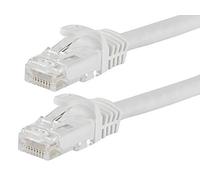 Monoprice Flexboot Series CAT5e UTP Cavo di Rete Ethernet White 50'