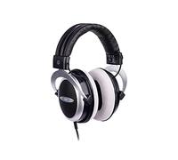 Monoprice Semi-Open Over Ear Wired Headphones, Low Deep Bass, Comfortable Headphones for Kids Teens Adults, for Smartphone, Computer, Laptop