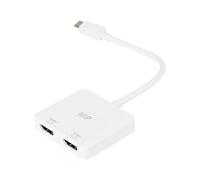 Monoprice USB-C to Dual 4K HDMI Adapter (Dual 4K@60Hz) for Samsung Galaxy S9/S9+, MacBook Air2020-2018, MacBook/MacBook Pro2020 2019 2018 2017, iPad Pro 2018, Dell XPS13/15
