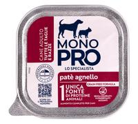 Monopro lo specialista Adult All Breeds Patè Grain Free 150 gr - Agnello - Confezione da 6 pezzi - Umido Monoproteico Cane - 1° ORDINE? scegli lo sconto BZR5 / BZR20 + 200 punti fedeltà