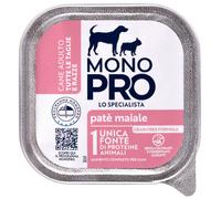 Monopro lo specialista Adult All Breeds Patè Grain Free 150 gr - Maiale - Confezione da 6 pezzi - Umido Monoproteico Cane - 1° ORDINE? scegli lo sconto BZR5 / BZR20 + 200 punti fedeltà