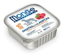 MONOPROTEIN SUPERPREMIUM FRUIT 100 VASCHETTE DA 150 GR. MONGE UMIDO PER CANI
