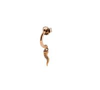 Monorecchino donna cornetto con zirconi Rue Des Mille Argento 925 rosato ORZ-CERC CORN