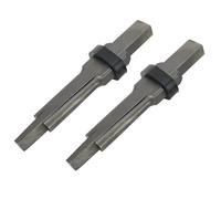 MonoSora 2 cunei in metallo da 23 mm per sdoppiatore di roccia e pietra, in lega di cromo vanadio, scalpello a mano per granito, marmo, calcestruzzo