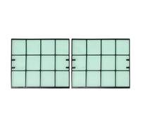 MonoSora 2 filtri per aria condizionata per modelli Daikin FTXH35 FTXD35 25FV2C FTXS35DV2C, in plastica e cotone, 30,8 x 28 cm, bianco e nero