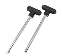 MonoSora 2 perni impilabili per pesi, diametro 9,5 cm x lunghezza 14 cm, in acciaio ad alta resistenza con blocco di sicurezza, compatibili con la maggior parte delle macchine da palestra