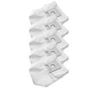 MonoSora 5 sacchetti grandi per aspirapolvere Roidmi EVE PULS, 214 x 155 mm, in tessuto non tessuto con filtraggio a doppio strato, colore: bianco