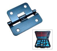 MonoSora Cerniera staccabile per separazione in ferro, per custodie per strumenti, armadietti e mobili, 56 x 30,5 x 43,5 mm, colore nero