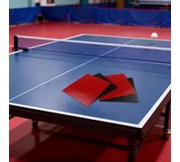 MonoSora Confezione da 8 gomme per ping pong, spugna dura, gomma ad attacco rapido, tipo inverso, durezza 39, spessore 2,2 cm, rosso e nero