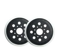 MonoSora Cuscinetti abrasivi in gomma per levigatrice Bosch GEX125-1AE PEX220A PEX220AE 8 fori con gancio e anello, 2 pezzi, 125 mm