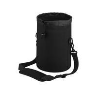 MonoSora Firepit portatile da scrivania con tracolla regolabile, 18 x 18 x 27,5 cm, in nylon rinforzato, per campeggio, escursionismo, picnic, nero