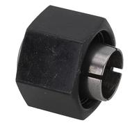 MonoSora Kit di 3 pezzi di ricambio per mandrino, pinza e dado, 1/2", 1/4", 12 mm, in metallo, per Bosch DW621, DW616, DW616M, DW618, parti di ricambio nere