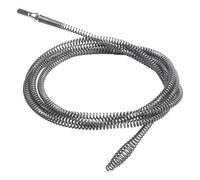 MonoSora Strumento di dragaggio per tubi, 10 mm, in acciaio al manganese, con connettore per trapano elettrico, per bagno, cucina, scarichi fognari, lunghezza 3 m/2 m/1 m