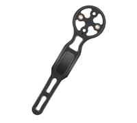 MonoSora Supporto per computer da bicicletta, telaio di estensione PA con fotocamera sportiva e supporto per luce, compatibile con Garmin Edge Series, Bryton Rider Series e Cateye Bike Computer, nero