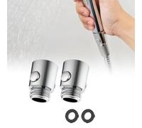 MonoSora Valvola di arresto dell'acqua per doccia, risparmio idrico e controllo del flusso per doccia, 38 mm x 28 mm, confezione da 2