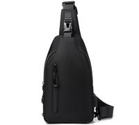 Monospalla Borsa Uomo Zaino Zainetto borsello a Tracolla Petto Porta USB Z26