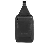 ZAINO PIQUADRO macbeth zaino monospalla pelle e tessuto NERO ND scelta=P NERO O