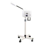 Monotubo/doppio tubo Caldo/Freddo Viso Pulitore Pori, Interruttore Indipendente Sauna Viso, Steamers Facial con 360 gradi ruotati per Illumina il tono della pelle eccetera (doppio tubo)