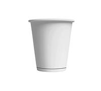 MONOUSALO 500 Bicchierini Caffè Carta 80ml Ultra-Resistenti Uso Professionale - Bicchieri Usa e Getta Bevande Calde e Fredde - Modello Neutral 2,5 OZ (BIANCO)