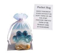 Monozoz Abbracci per gli amici, incoraggiamento degli animali, mini edificante fatto a mano per la buona, compleanno, bambini, San, Natale, adulti, amici amanti