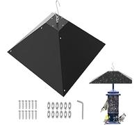 Monozoz Baffle Anti Scoiattoli Mangiatoia,Dispositivo Protettivo Metallico per Cibo | Scudo Appendibile Antiscoiattoli Tronco - Per Giardino Cortile Amanti Della Natura Giardinieri