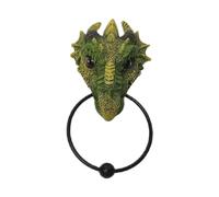 Monozoz Battenti per porta d'ingresso, battenti porta d'ingresso | Heurtoirs in resina drago creatura 'oceano profondo - Statuetta di battente della porta antica per la casa,