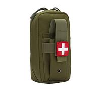 Monozoz Borsa tattica per amministratore, IFAK ED C EMT di primo soccorso, trauma all'aperto, viaggio, campeggio, escursioni, caccia, casa, emergenza, kit di supporto, Verde militare, vedi descrizione