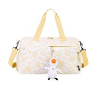 Monozoz Borsone per sport, palestra, borsa portaoggetti separata da asciutto e bagnato, borsa per il fitness per gli appassionati di nuoto con scomparto per scarpe per pantofole, bottiglia d'acqua