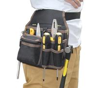 Monozoz Cintura Porta Attrezzi,Borsello da Lavoro - Tessuto Oxford Idrorepellente Multi-Tasca per Attrezzi da Elettricista Giardiniere Falegname con Pinze