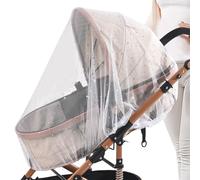 Monozoz Copertura per passeggino estivo, set di copertura in rete per culla piccola, riutilizzabile, protezione in rete a d'ape, design traspirante per parco all'aperto