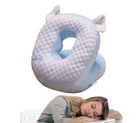 Monozoz Cuscino per pisolino carino, cuscino per pisolino animale, cuscino da ufficio a faccia in giù, cuscino da ufficio per tutte le stagioni, cuscino di sostegno per pisolino e collo,