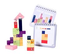 Monozoz Da Costruzione Per Bambini,Giocattolo Educativo Per L Apprendimento - Da Costruzione Per Puzzle Di Espressione - Per Bambini, Natale, Compleanno, Scuola 'Infanzia, Casa, Classe, Quotidiano