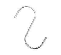 Monozoz Gancio a S in acciaio inox, gancio a S in metallo,Gancio domestico multiuso a forma di S - Gancio appendiabiti portatile da appendere, gancio alla moda per borse, utensili da cucina