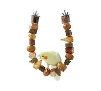 Monozoz Giochi Di Foraggiamento Per Gli,Masticatore Naturale in Legno Gioco da Rosicchiare,Giocattoli in Legno per Calopsite - per la Salute del Becco per Gabbie di Piccoli e Pappagalli