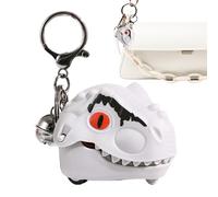 Monozoz Gioco Denti Alligatore | Divertente Scherzo Educativo - Gioco Denti Alligatore con Portachiavi Dinosauro | per Bambini Piccoli Adolescenti Famiglia Festa Raduno Interno Sociale Casa Scuola