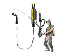 Monozoz Indicatore di allarme di tocco di, allarmi da per canne da | Allarme chiave di con suono | Allarme di pesce portatile impermeabile per la notte, campane di allarme per