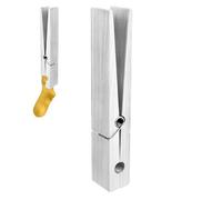 Monozoz Mollette giganti, enormi mollette in Legno, enormi mollette Appendiabiti con portasciugamani in Legno di Piuma, salvaspazio, Grande portasciugamani per Il Bagno