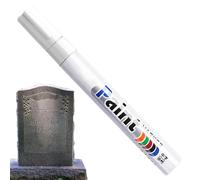 Monozoz Pennarello per lapide, lunga durata, forte copertura, per restaurare le pietre, per monumenti all'aperto, cimitero, marmo, granito, iscrizioni