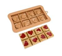 Monozoz per Cioccolato - Forma a Rilascio Facile,Stampo Spezzabile Per Barrette Proteiche Ed Energetiche - Per Tartufo Brownie Regalini Per Feste Attività Per Bambini Fai Da Te