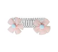 Monozoz Pettini laterali da donna | Forcine per capelli rotti con corona di fiori - Pettine laterale decorativo a tenuta forte per per ragazze