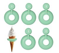 Monozoz Porta - Supporto per senza gocciolamento, riutilizzabile in silicone, facile gadget per sciogliere dolcetti, per ragazzi e ragazze, da prendere prima di gocciolare