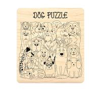 Monozoz Puzzle In Legno Per Adulti - Rompicapo A Forma Di Cane,Rompicapo In Legno Di Cucciolo - Per Adulti Donne Uomini Amanti Dei Cuccioli Famiglia Amici Decorazione Per La Casa