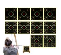 Monozoz Range Target - Foglio di carta 30,5 x 30,5 cm - bersaglio da gioco, gamma di allenamento all'aperto, allenamento in cortile, allenamento ricreativo, gioco ricreativo