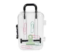 Monozoz Scatola regalo per valigie, scatola regalo trasparente per bagagli, scatola da viaggio per compleanno, matrimoni, anniversari, decorazione vecchia casa, scatola per feste in valigia