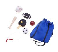 Monozoz Set Sportivi Miniaturizzati Per Case Delle Bambole | Forniture Miniature Case Di Bambole Figurine Sportive | Decorazione Attrezzature Fitness Gioco Simbolico Per Bambini Ragazzi Figlio Figlia