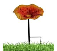Monozoz Vasca per Uccelli a Forma di - Abbeveratoio da Esterno per su Piolo | Pozza per farfalle da esterno - Per Giardino Terrazzo Prato Aiuole Amanti della Natura
