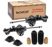 MONROE 2x Ammortizzatore + Supporto Kit Parapolvere Frontale per Kia Rio II Jb