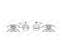 MONROE 2x Molle ammortizzatori Assale anteriore Compatibilità con MAZDA 2 DY Lunghezza:373mm Diametro esterno:136,0mm SP3534