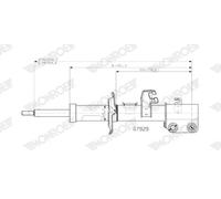MONROE G7929 Ammortizzatore per NISSAN